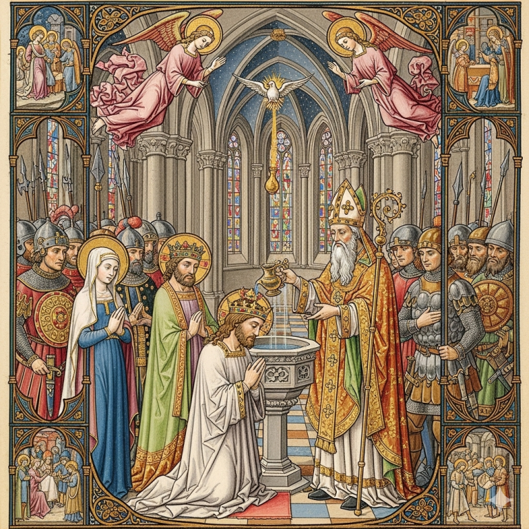 Clovis I, Convert to Christianity