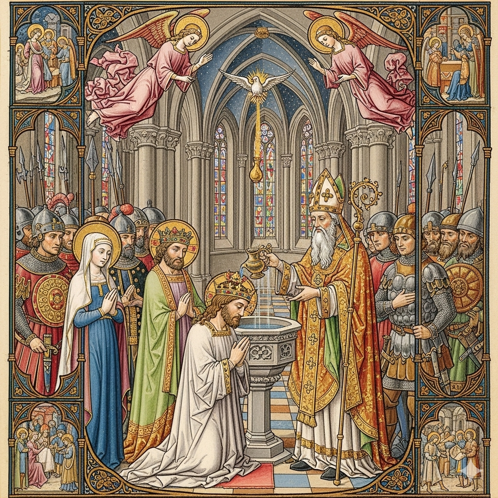 Clovis I, Convert to Christianity
